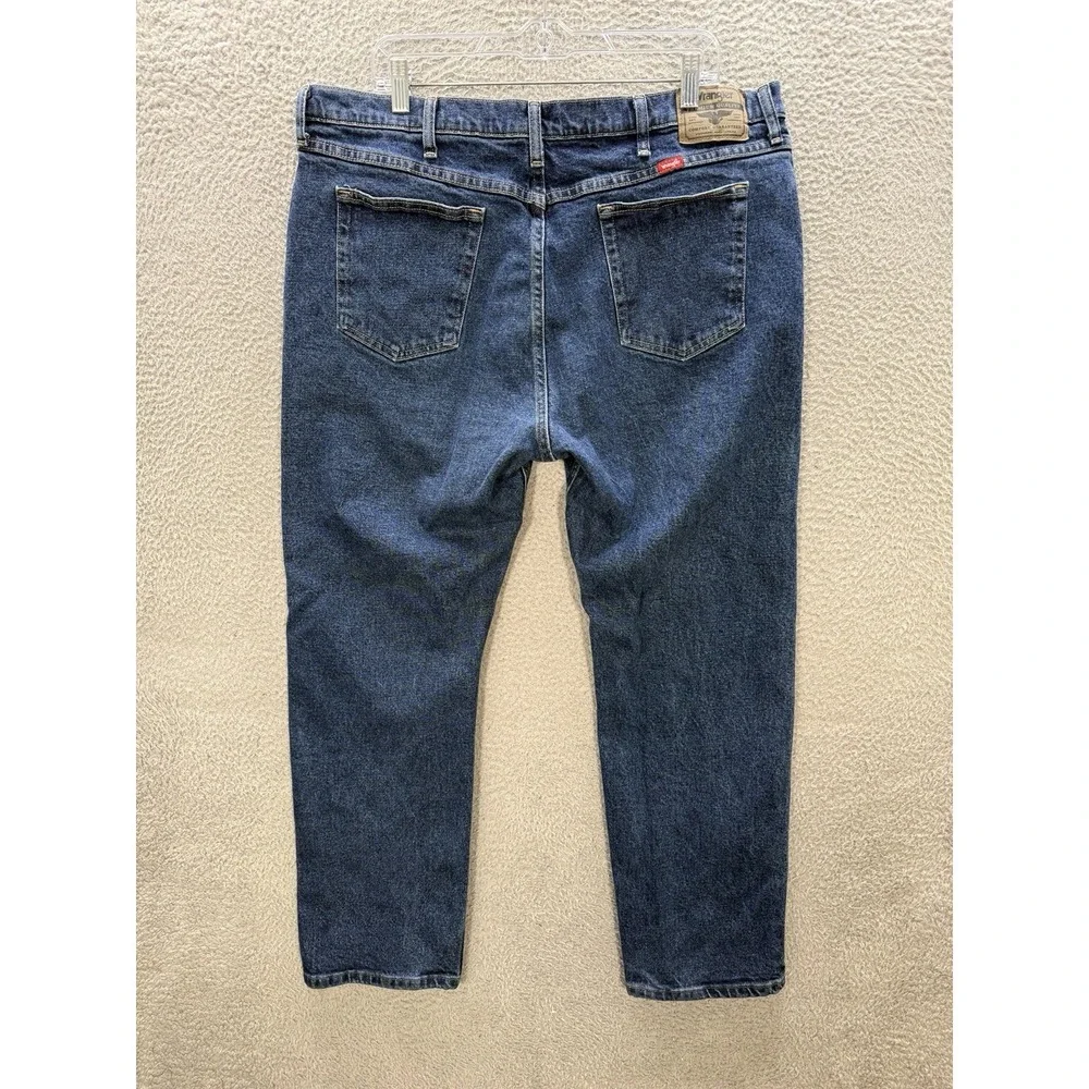 Wrangler Jeans Mens 40x30 Blue Denim Regular Fit Workwear‎ Western Barn Chore